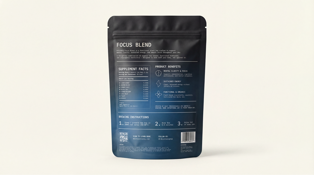 SYSTEMiQ Focus Tea